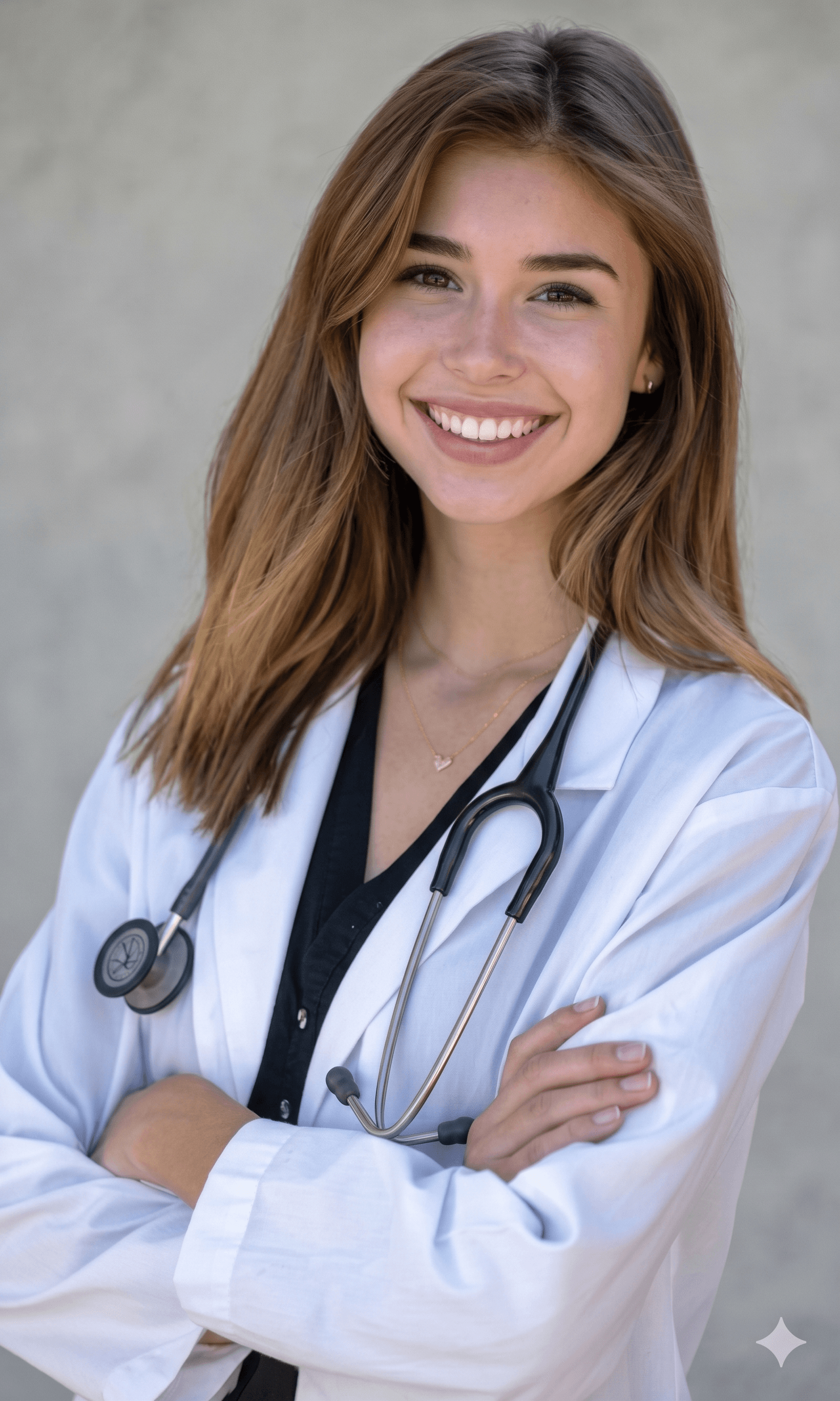 Doctor preparing for the USMLE exam